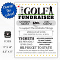 golf fundraiser flyer